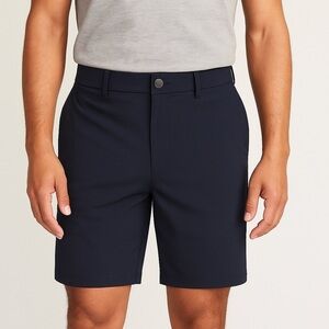 Old Navy Active Tech Hybrid Golf Shorts Navy Blue 30